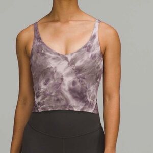 NWT Lululemon Align Tank Top Diamond Dye Mink Bery Lunar Rock Shadow Grey SZ 10